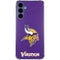 NFL Minnesota Vikings Distressed Galaxy A35 5G Clear Case