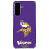 NFL Minnesota Vikings Distressed Galaxy A36 5G Clear Case