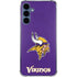 NFL Minnesota Vikings Distressed Galaxy A55 5G Clear Case