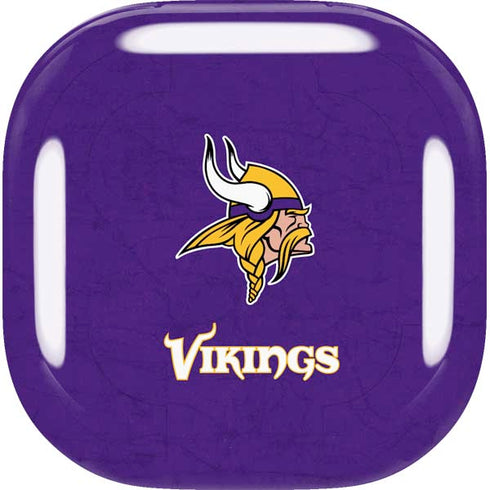 NFL Minnesota Vikings Distressed Galaxy Buds Live Skin