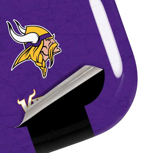 NFL Minnesota Vikings Distressed Galaxy Buds Live Skin