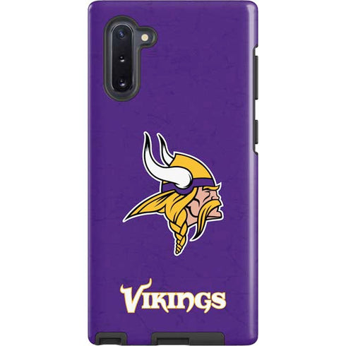 NFL Minnesota Vikings Distressed Galaxy Note 10 Pro Case