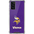 NFL Minnesota Vikings Distressed Galaxy Note20 5G Clear Case