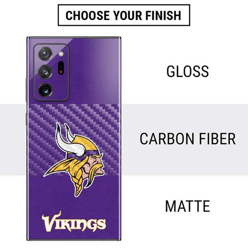 NFL Minnesota Vikings Distressed Galaxy Note20 Ultra 5G Skin
