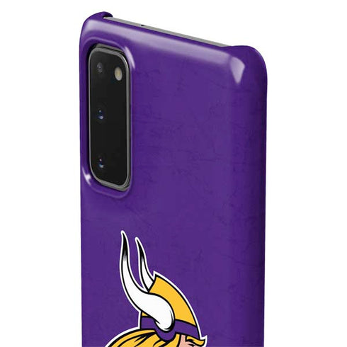 NFL Minnesota Vikings Distressed Galaxy S20 Lite Case