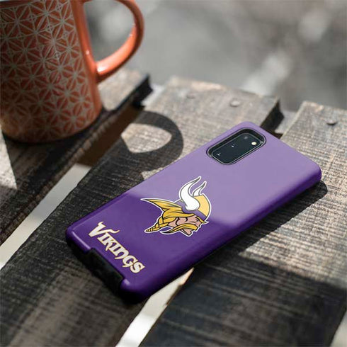 NFL Minnesota Vikings Distressed Galaxy S20 Pro Case