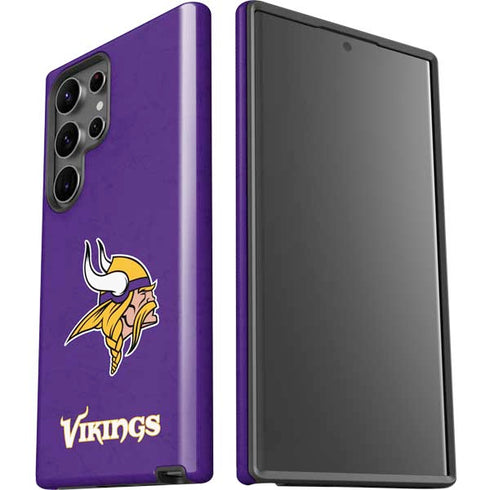NFL Minnesota Vikings Distressed Galaxy S23 Ultra Pro Case