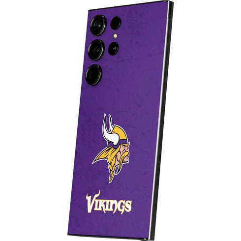 NFL Minnesota Vikings Distressed Galaxy S25 Ultra Skin