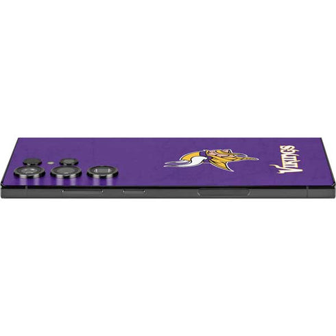 NFL Minnesota Vikings Distressed Galaxy S24 Ultra Skin