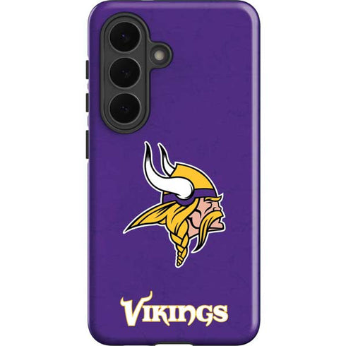 NFL Minnesota Vikings Distressed Galaxy S26 Impact Case