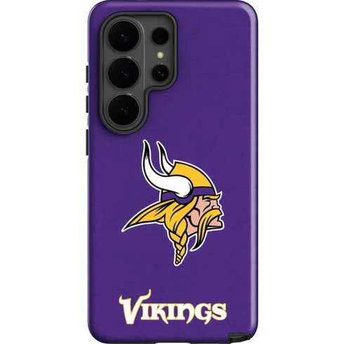 NFL Minnesota Vikings Distressed Galaxy S26 Ultra Impact Case