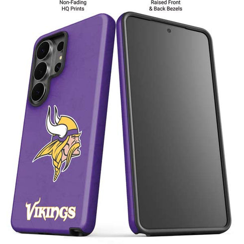 NFL Minnesota Vikings Distressed Galaxy S26 Ultra Impact Case