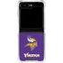 NFL Minnesota Vikings Distressed Galaxy Z Flip6 Clear Case
