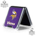 NFL Minnesota Vikings Distressed Galaxy Z Flip6 Clear Case