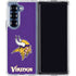 NFL Minnesota Vikings Distressed Galaxy Z Fold6 Clear Case
