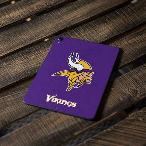 NFL Minnesota Vikings Distressed Apple iPad Pro Skin