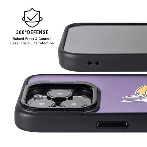 NFL Minnesota Vikings Distressed iPhone 13 Pro Kickstand Case