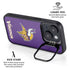 NFL Minnesota Vikings Distressed iPhone 15 Kickstand Case