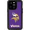NFL Minnesota Vikings Distressed iPhone 15 Pro Waterproof Case