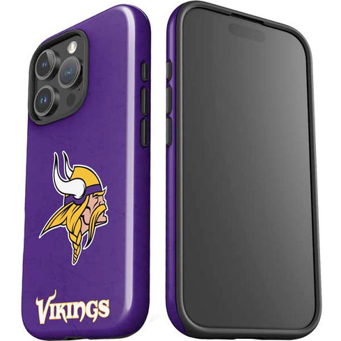 NFL Minnesota Vikings Distressed iPhone 16 Pro Impact Case