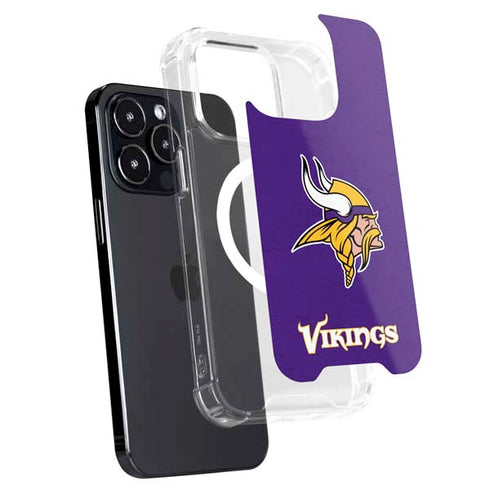 NFL Minnesota Vikings Distressed iPhone 16 Pro MagSafe Case