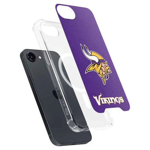 NFL Minnesota Vikings Distressed iPhone 16e MagSafe Case