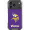 NFL Minnesota Vikings Distressed iPhone 18 Pro Clear Case