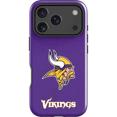 NFL Minnesota Vikings Distressed iPhone 18 Pro Impact Case
