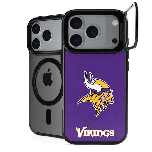 NFL Minnesota Vikings Distressed iPhone 18 Pro Kickstand Case
