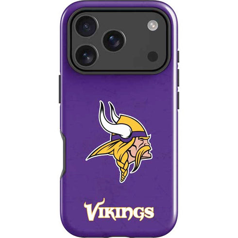 NFL Minnesota Vikings Distressed iPhone 18 Pro Max Impact Case