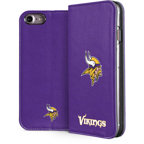 NFL Minnesota Vikings Distressed iPhone 8 Folio Case