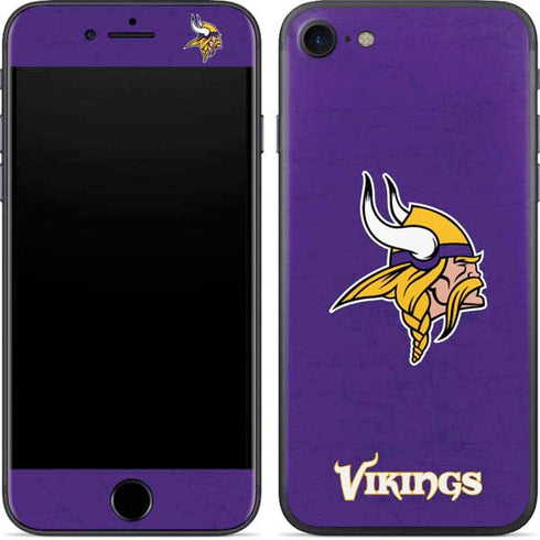 NFL Minnesota Vikings Distressed iPhone 8 Skin