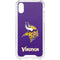 NFL Minnesota Vikings Distressed iPhone XS Clear Case