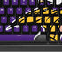 NFL Minnesota Vikings Distressed K95 RGB PLATINUM Mechanical Gaming Keyboard Skin