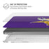NFL Minnesota Vikings Distressed MacBook Pro 14in (2021-24) Case plus Skin