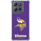 NFL Minnesota Vikings Distressed Moto G 5G (2025) Clear Case