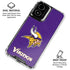 NFL Minnesota Vikings Distressed Moto G Power 5G (2024) Clear Case