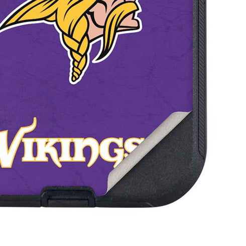 NFL Minnesota Vikings Distressed Otterbox Defender iPhone Skin