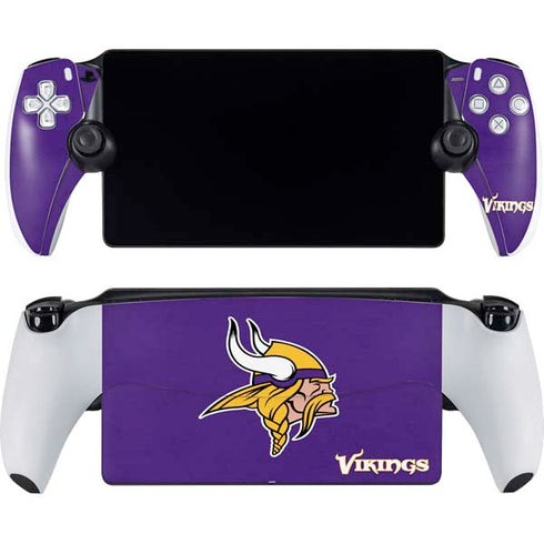 NFL Minnesota Vikings Distressed PlayStation PS5 Skins