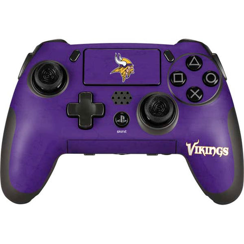 NFL Minnesota Vikings Distressed PlayStation Scuf Vantage 2 Controller Skin
