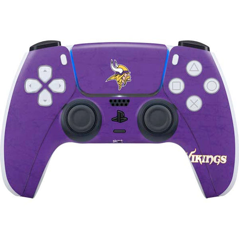NFL Minnesota Vikings Distressed PlayStation PS5 Skins
