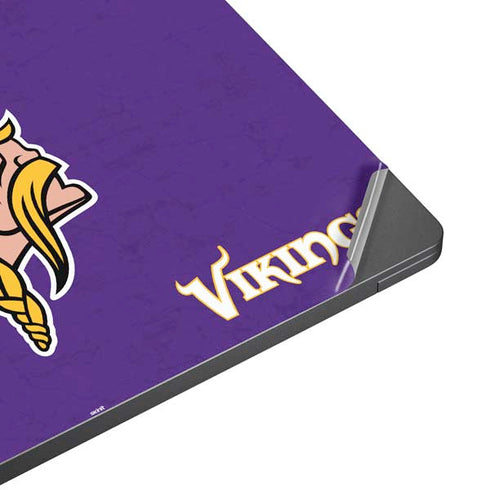 NFL Minnesota Vikings Distressed Surface Laptop 7 15in Skin