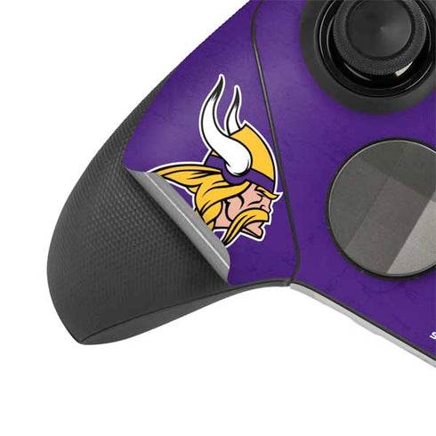 NFL Minnesota Vikings Distressed Xbox Elite Wireless Controller Series 2 Skin