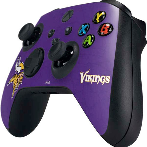 NFL Minnesota Vikings Distressed Xbox Series X Controller Skin