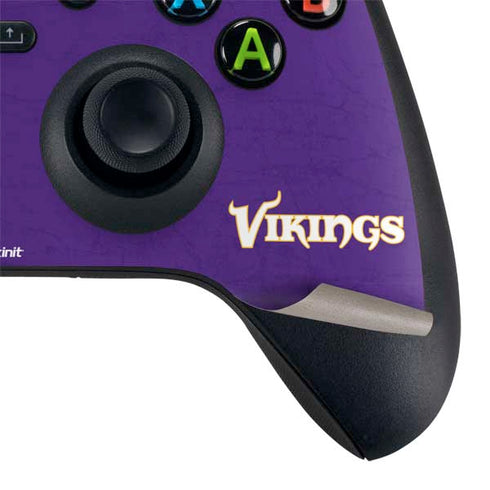 NFL Minnesota Vikings Distressed XBox Series X Digital Edition Bundle Skin