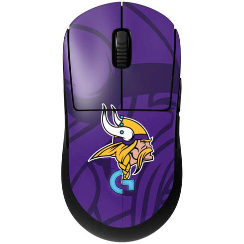 NFL Minnesota Vikings Double Vision G Pro Wireless Gaming Mouse Skin