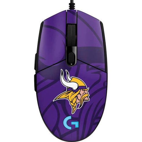NFL Minnesota Vikings Double Vision G203 Prodigy RGB Wired Gaming Mouse Skin