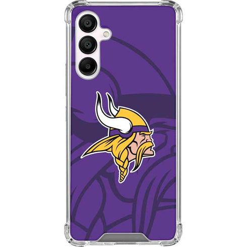 NFL Minnesota Vikings Double Vision Galaxy A16 5G Clear Case