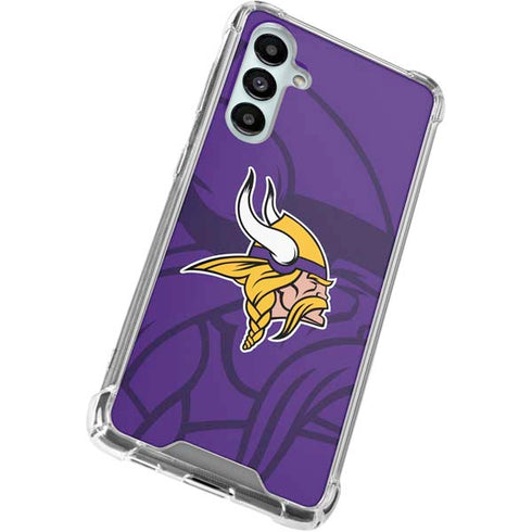 NFL Minnesota Vikings Double Vision Galaxy A16 5G Clear Case