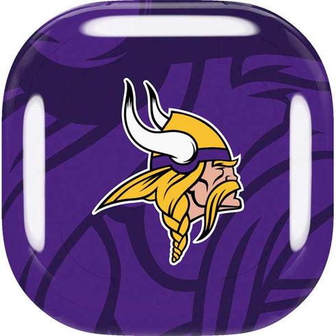 NFL Minnesota Vikings Double Vision Galaxy Buds Live Skin